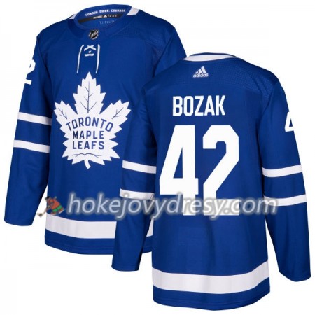 Pánské Hokejový Dres Toronto Maple Leafs Tyler Bozak 42 Adidas 2017-2018 Modrá Authentic